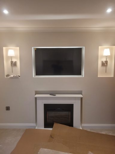 Bedroom media wall