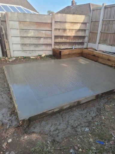 concrete base